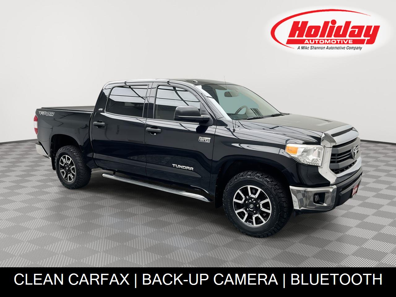 Black 2015 Toyota Tundra Pickup Truck Four-Wheel Drive 6-Speed Automatic