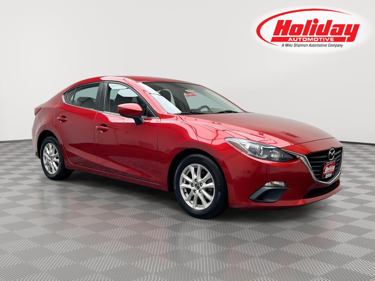 Soul Red Metallic 2014 Mazda MAZDA3 Sedan Front-Wheel Drive Manual