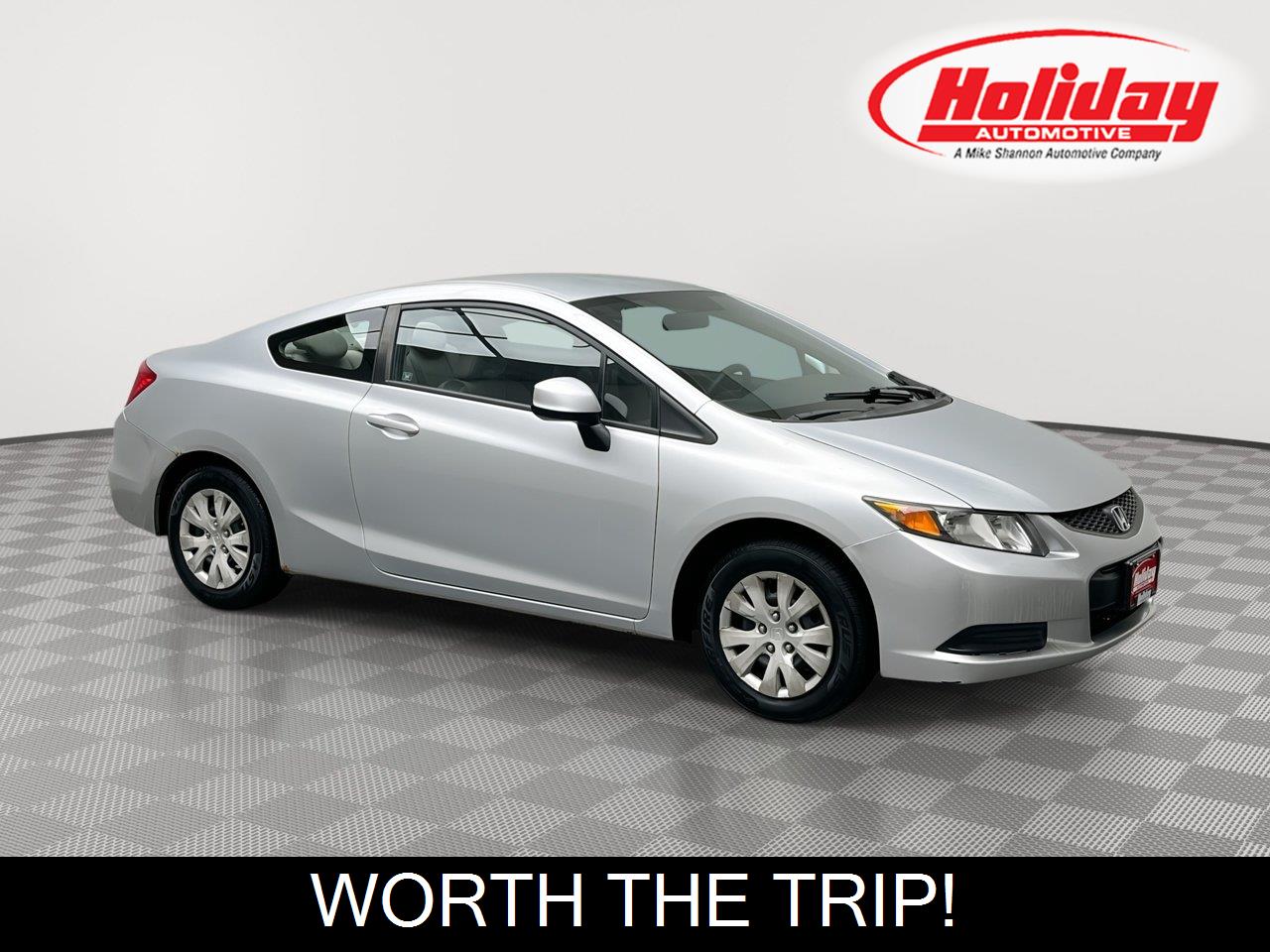 Alabaster Silver Metallic 2012 Honda Civic Coupe Coupe Front-Wheel Drive Automatic