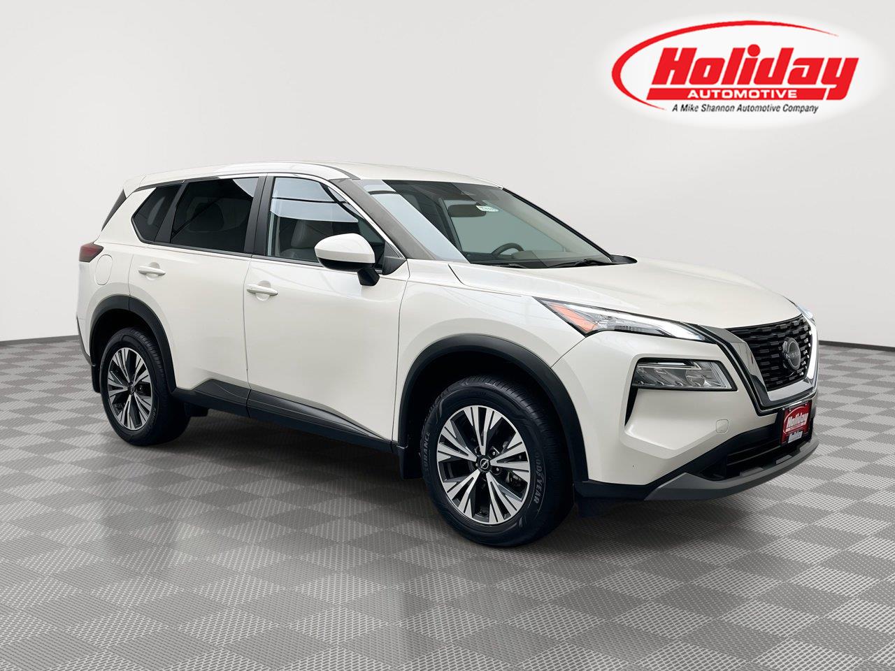 Pearl White Tricoat 2023 Nissan Rogue SUV / Crossover All-Wheel Drive Continuously Variable Transmission