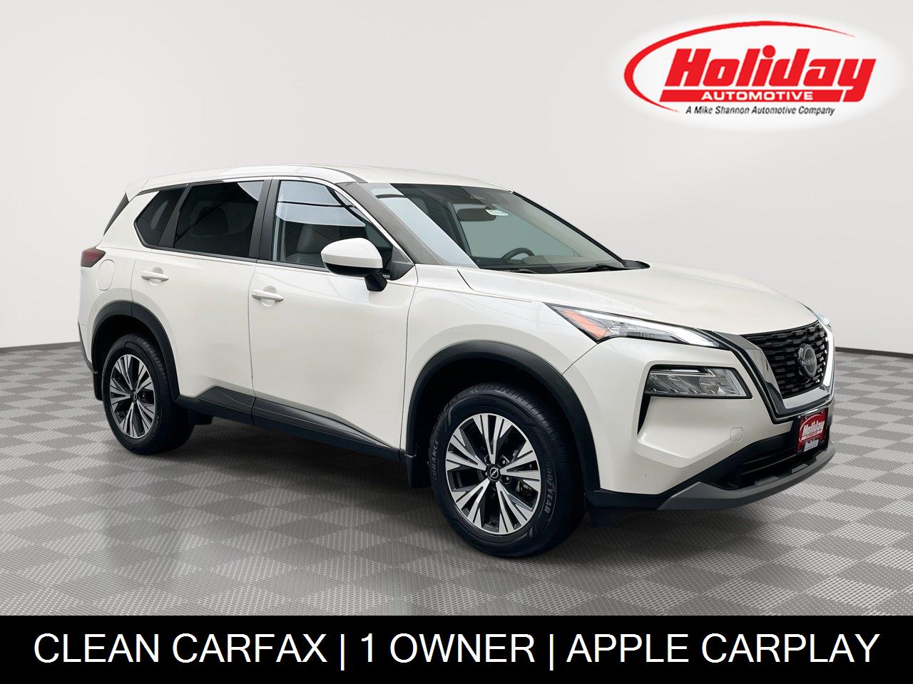 Pearl White Tricoat 2023 Nissan Rogue SUV / Crossover All-Wheel Drive Continuously Variable Transmission
