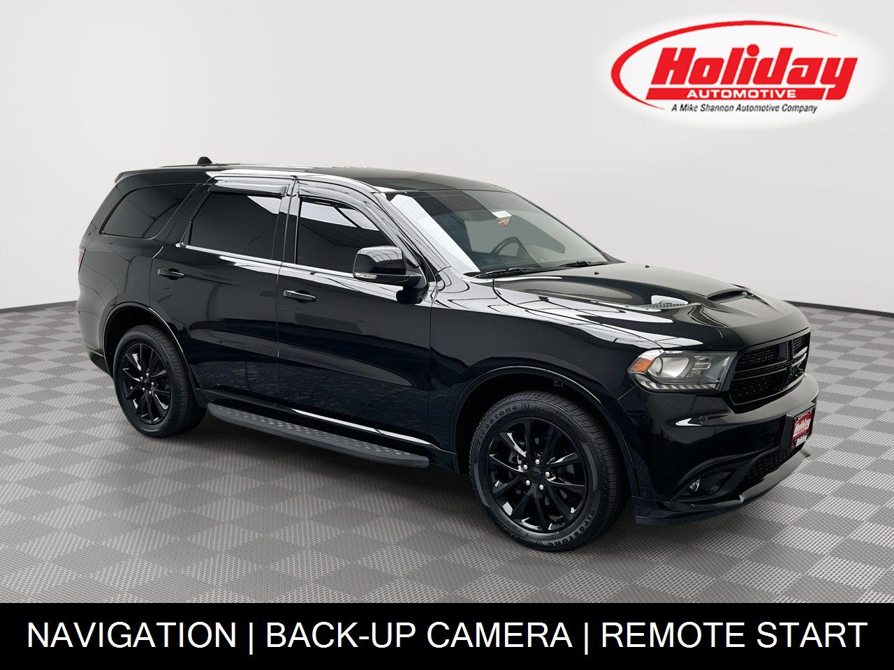 DB Black Clearcoat 2018 Dodge Durango SUV / Crossover All-Wheel Drive 8-Speed Automatic