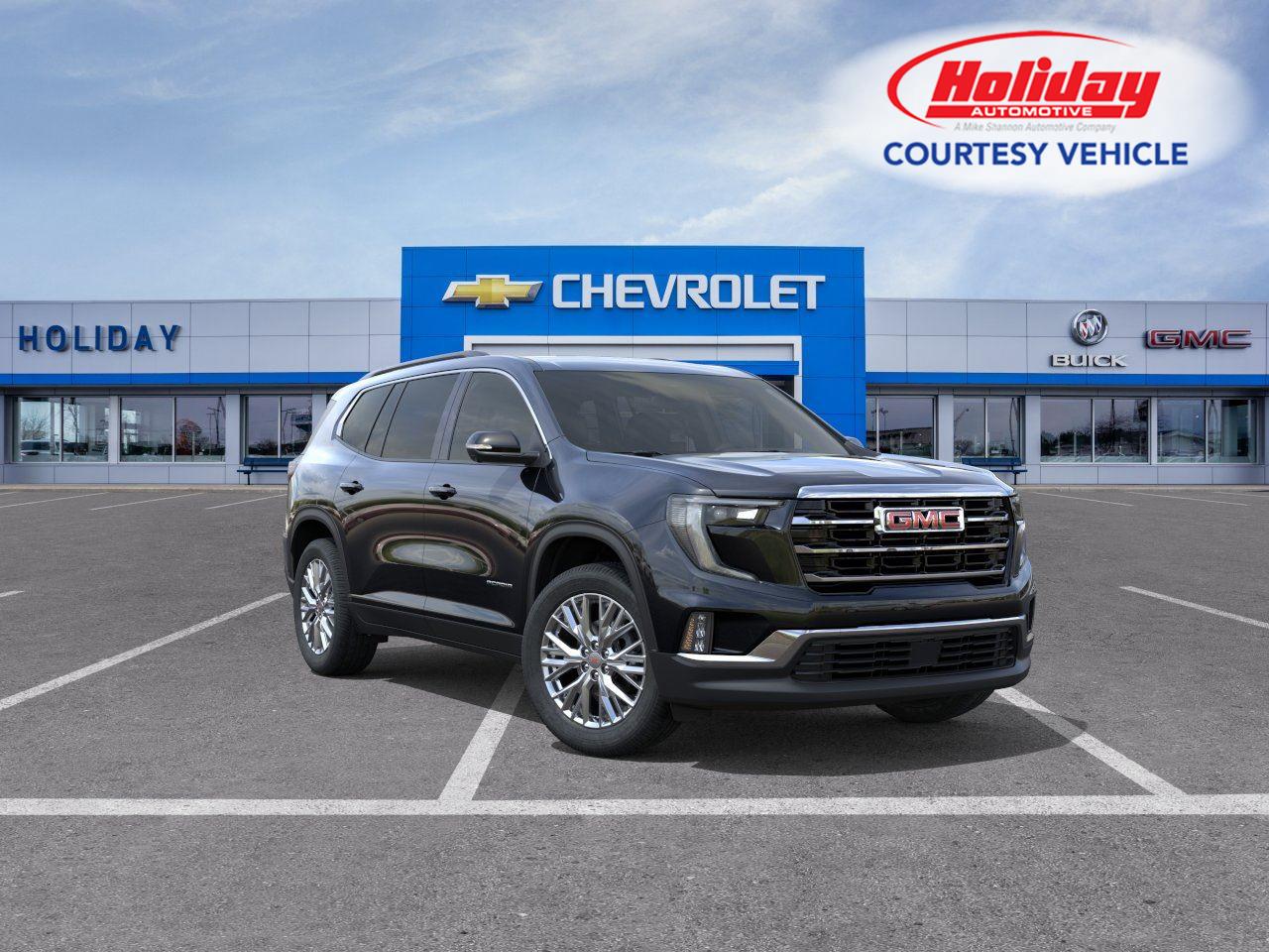 Black (Ebony Twilight Metallic) 2026 GMC Acadia SUV / Crossover Four-Wheel Drive 8-Speed Automatic