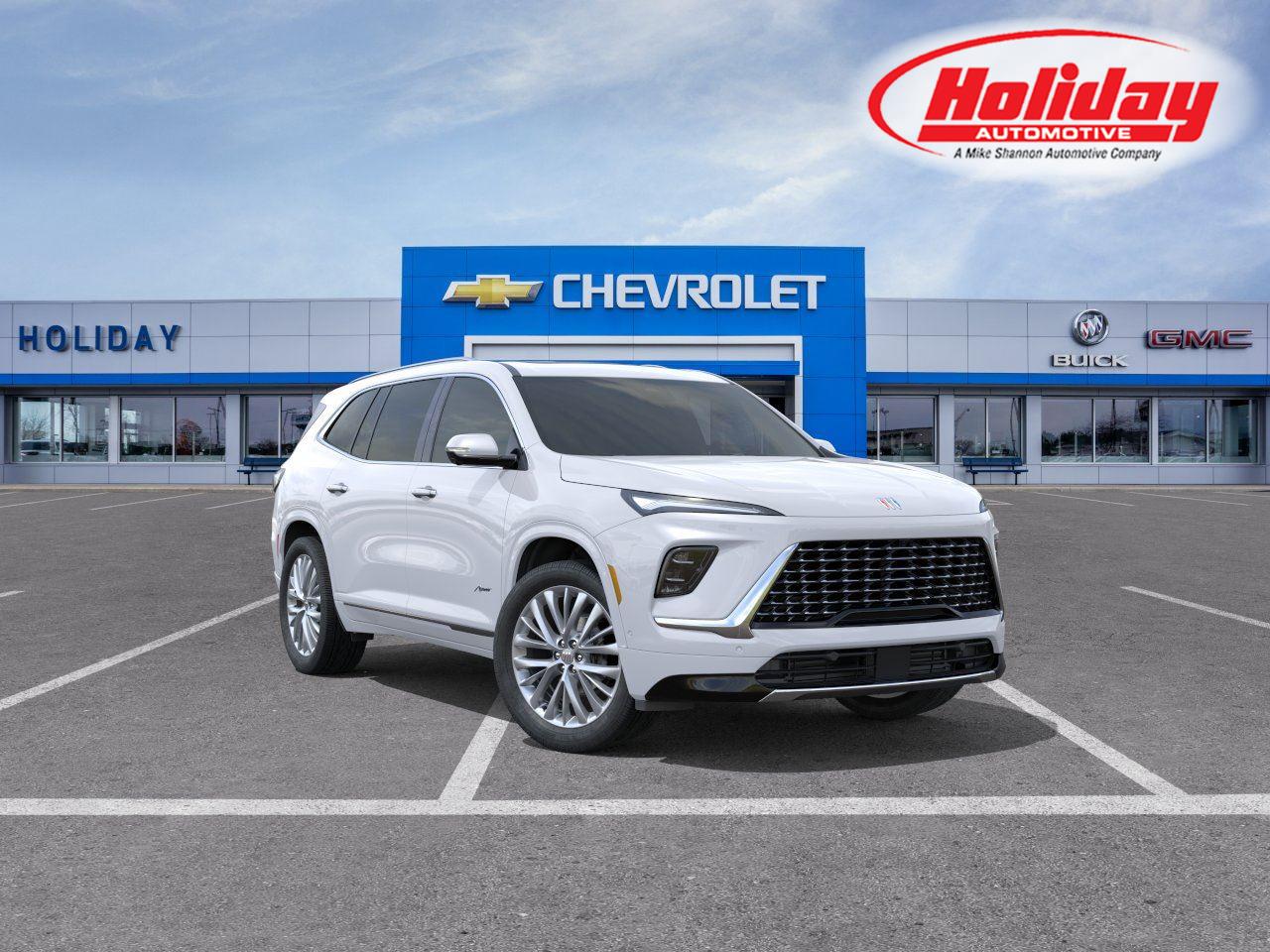 Iridescent White Tricoat 2026 Buick Enclave SUV / Crossover Four-Wheel Drive 8-Speed Automatic