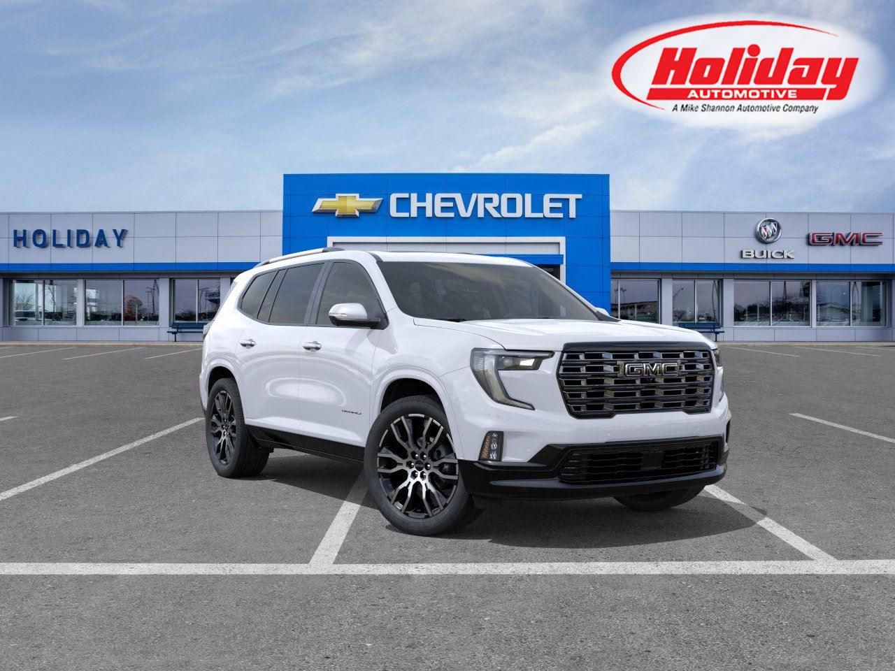 Glacier White Tricoat 2026 GMC Acadia SUV / Crossover Four-Wheel Drive 8-Speed Automatic