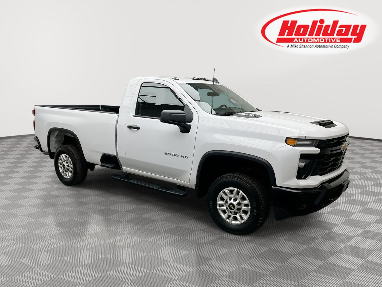 White 2024 Chevrolet Silverado 2500HD Pickup Truck Four-Wheel Drive Automatic