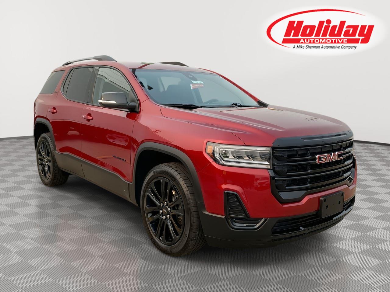 Volcanic Red Tintcoat 2023 GMC Acadia SUV / Crossover Four-Wheel Drive 9-Speed Automatic