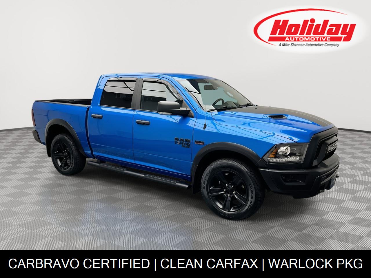 Hydro Blue Pearl 2022 RAM 1500 Pickup Truck Four-Wheel Drive 8-Speed Automatic
