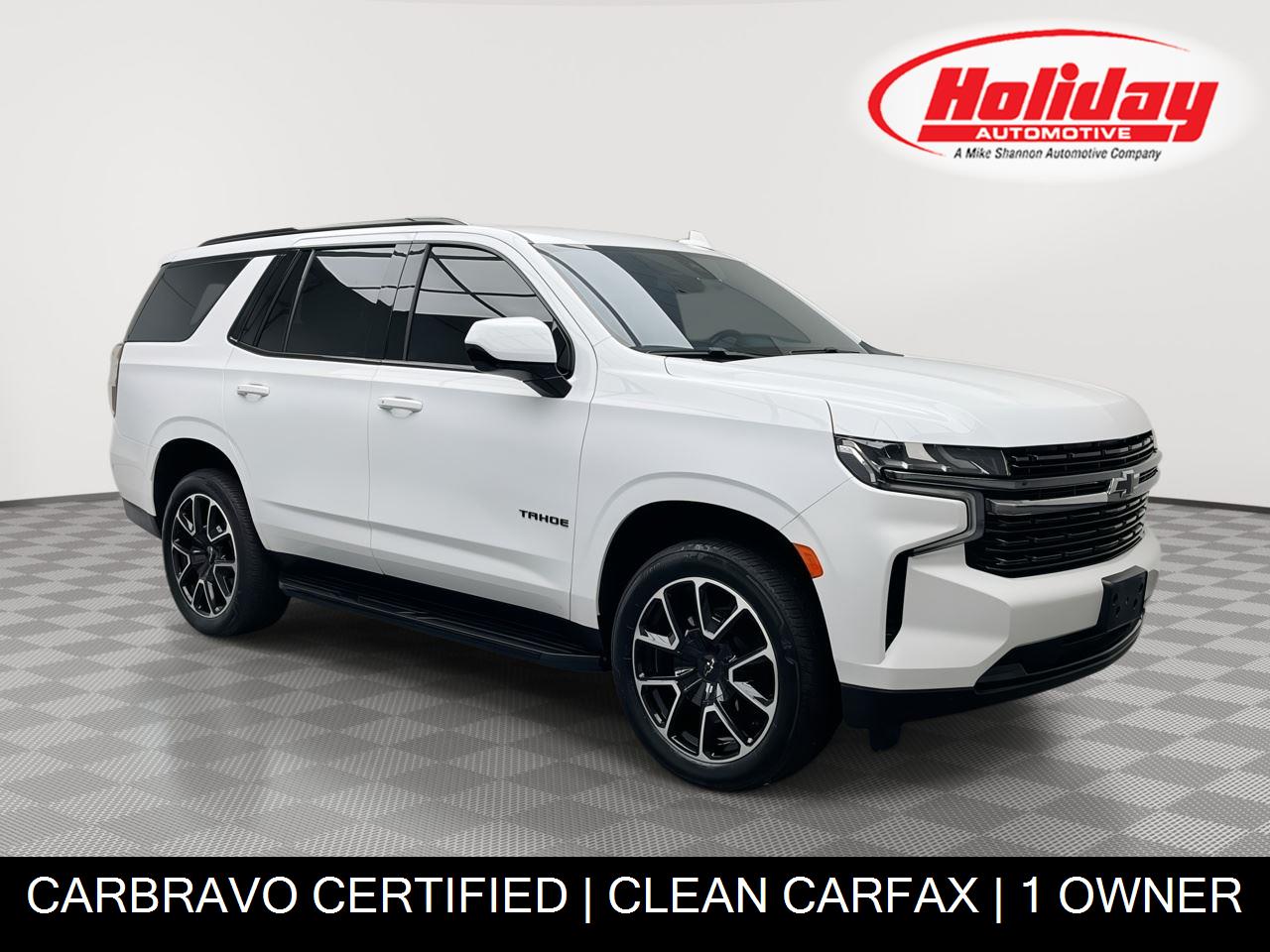 Summit White 2021 Chevrolet Tahoe SUV / Crossover Four-Wheel Drive Automatic
