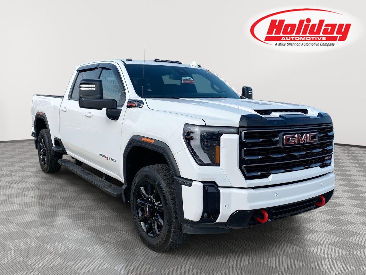 Summit White 2025 GMC Sierra 2500HD Pickup Truck Four-Wheel Drive Automatic