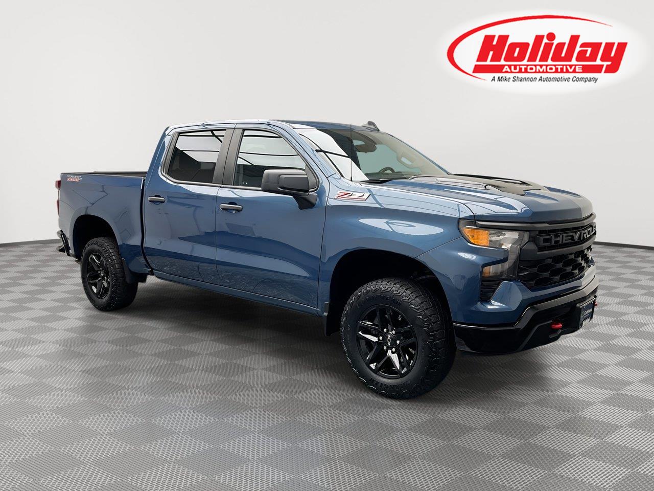Lakeshore Blue Metallic 2024 Chevrolet Silverado 1500 Pickup Truck Four-Wheel Drive 8-Speed Automatic