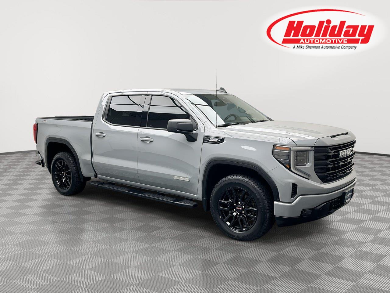 Gray (Thunderstorm Grey) 2024 GMC Sierra 1500 Pickup Truck Four-Wheel Drive