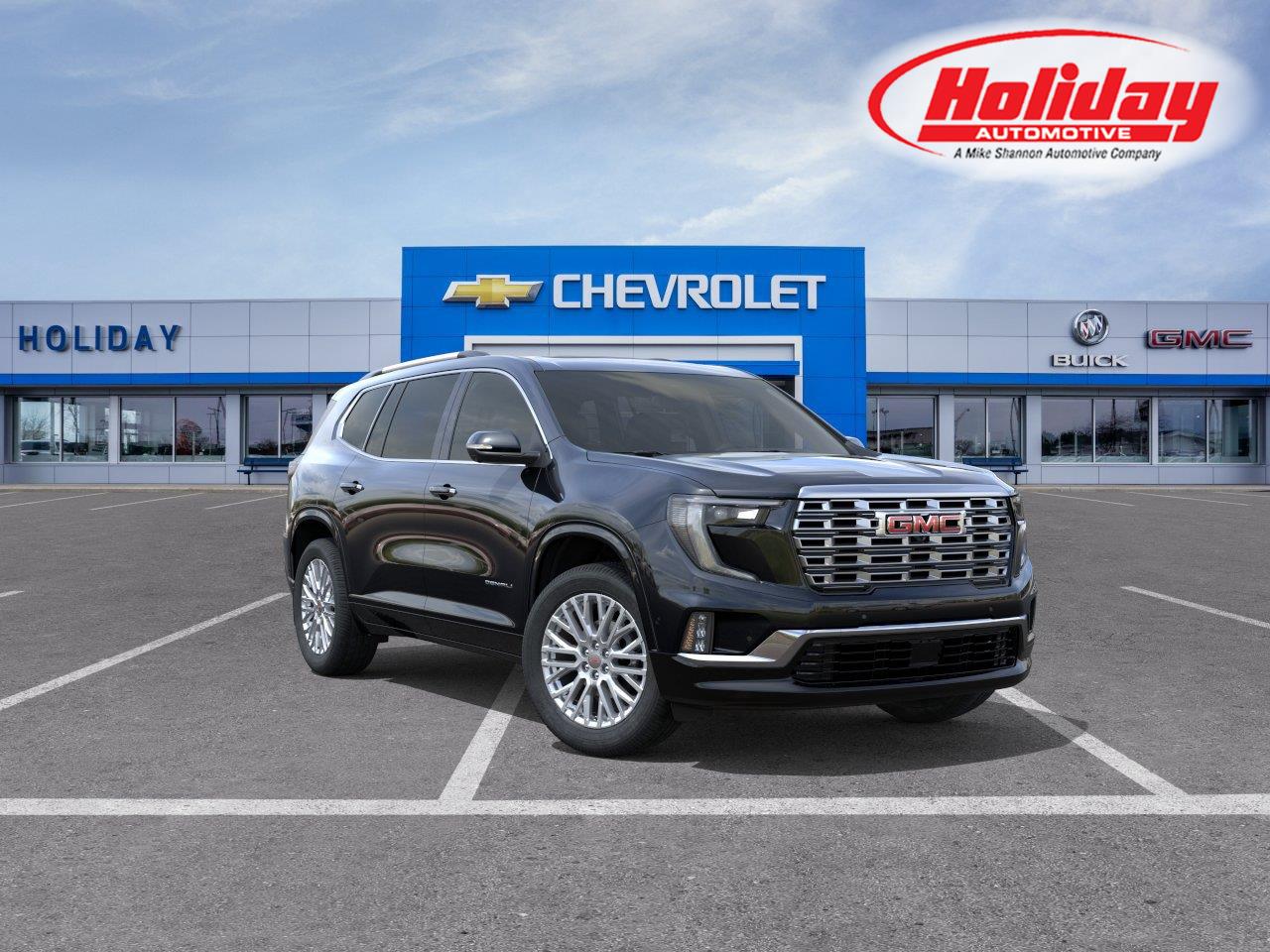 Black (Ebony Twilight Metallic) 2026 GMC Acadia SUV / Crossover Four-Wheel Drive 8-Speed Automatic