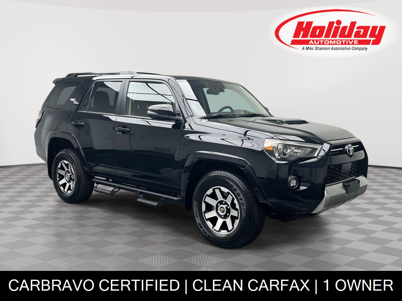 Midnight Black Metallic 2021 Toyota 4Runner SUV / Crossover Four-Wheel Drive 5-Speed Automatic