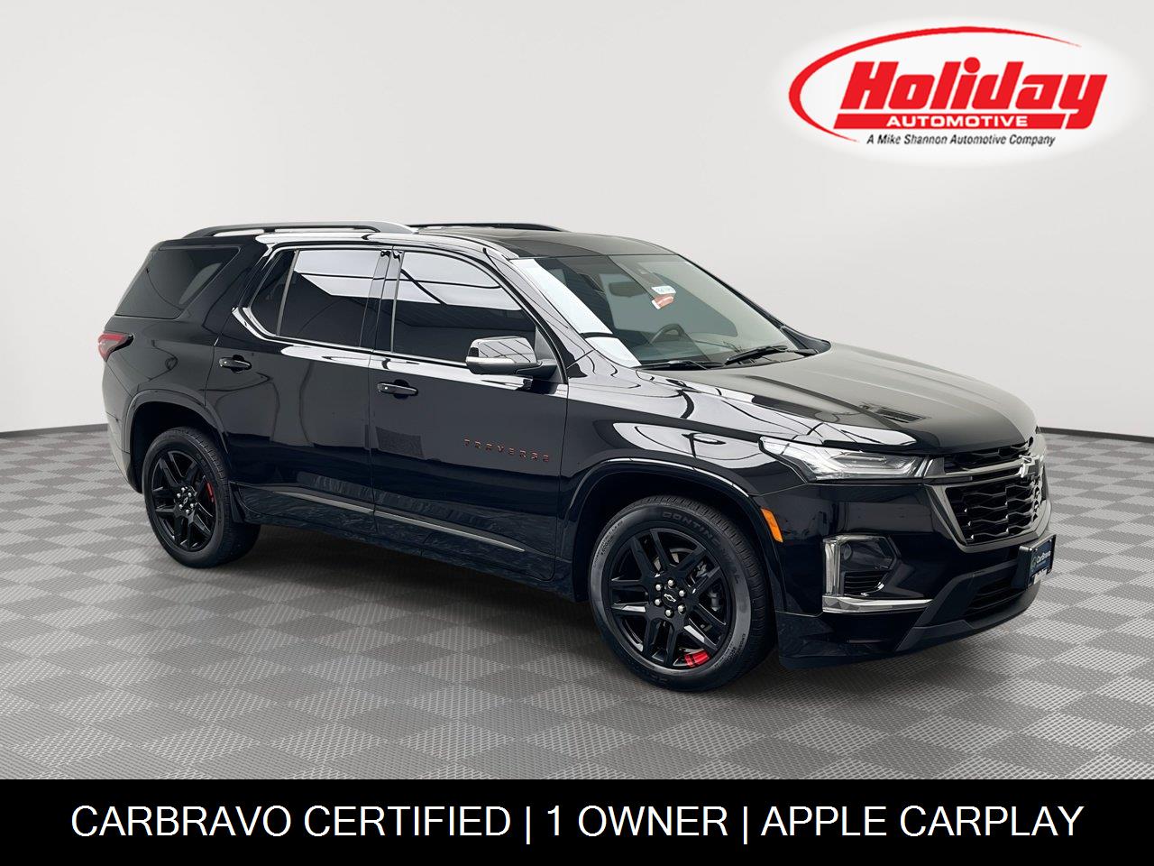 Mosaic Black Metallic 2022 Chevrolet Traverse SUV / Crossover Four-Wheel Drive 9-Speed Automatic