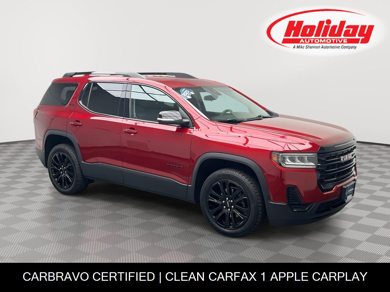 Volcanic Red Tintcoat 2023 GMC Acadia SUV / Crossover Four-Wheel Drive 9-Speed Automatic