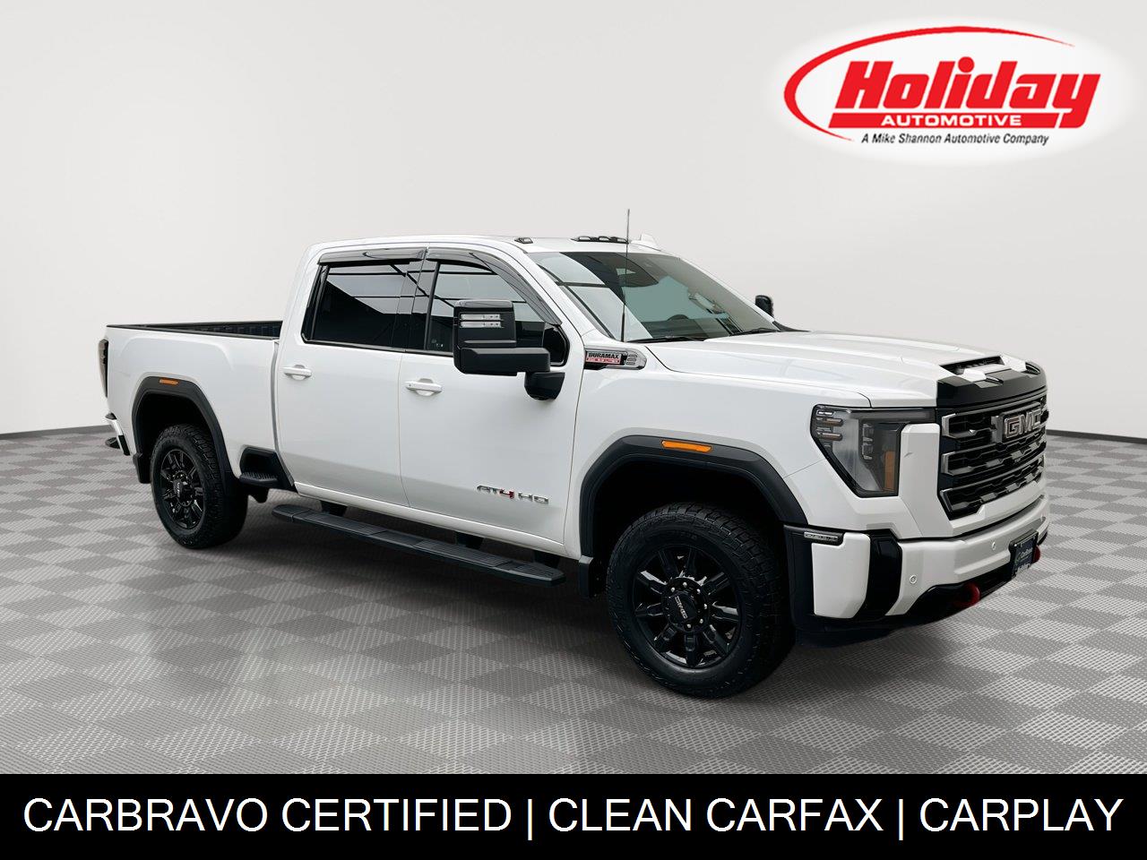 Summit White 2025 GMC Sierra 2500HD Pickup Truck Four-Wheel Drive Automatic