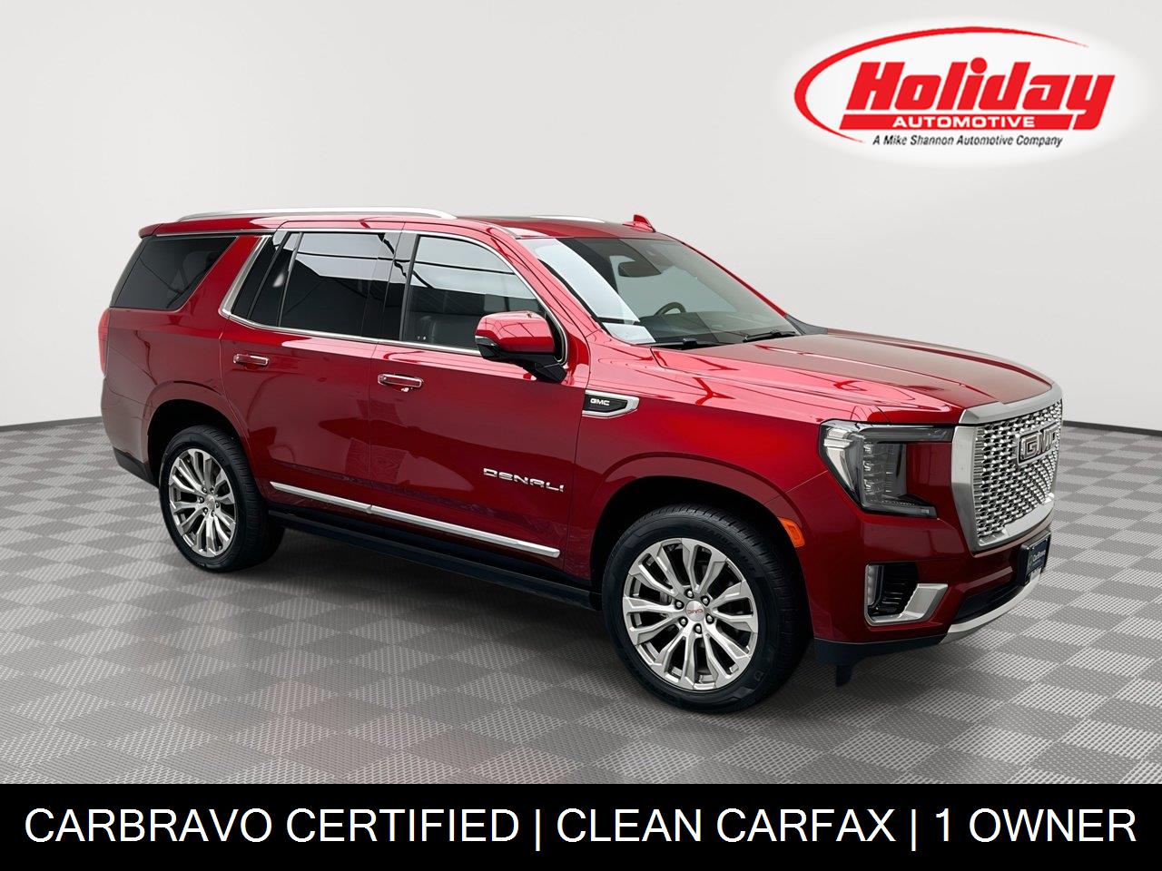 Volcanic Red Tintcoat 2023 GMC Yukon SUV / Crossover Four-Wheel Drive Automatic