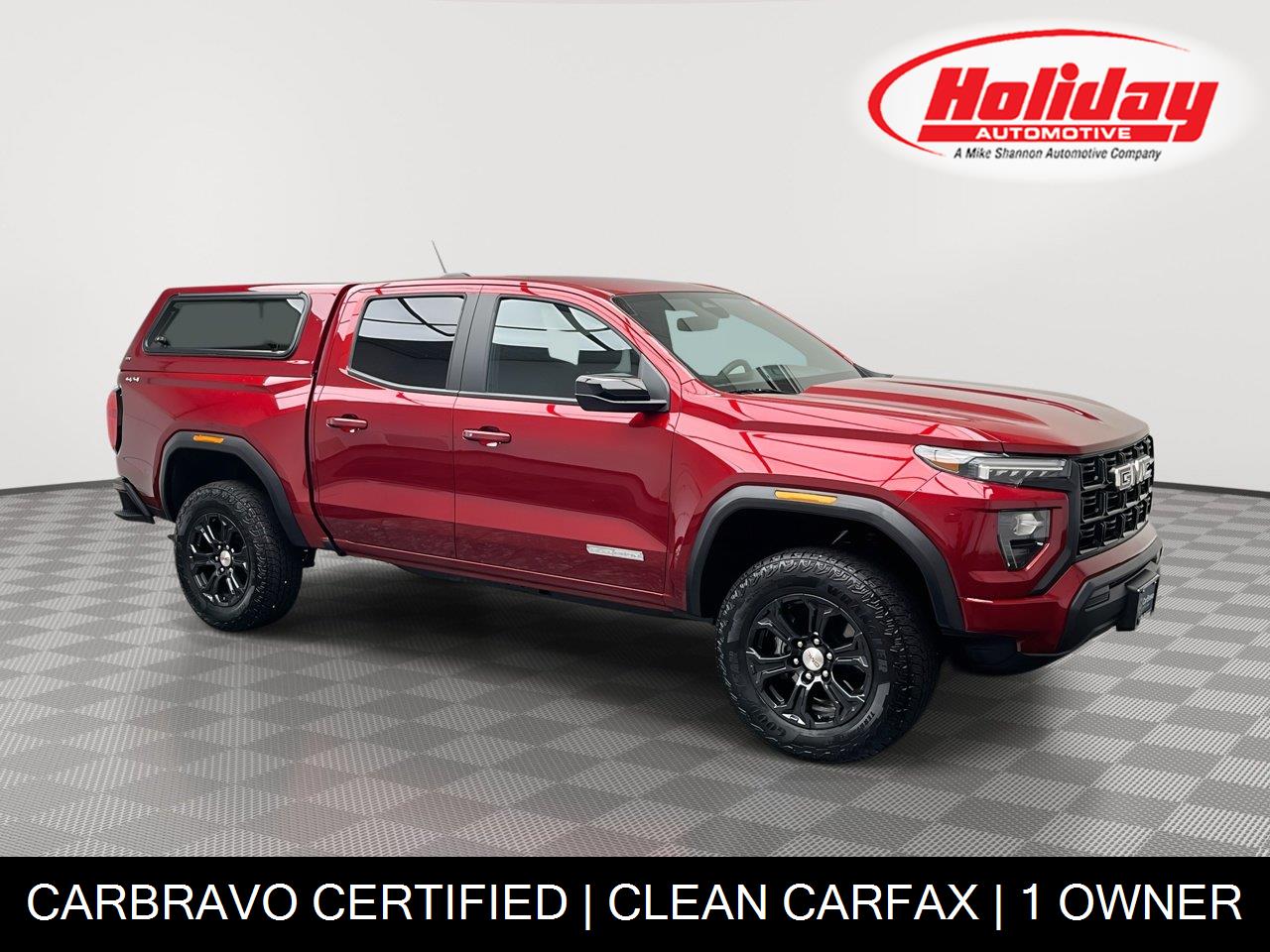 Volcanic Red Tintcoat 2024 GMC Canyon Pickup Truck Four-Wheel Drive 8-Speed Automatic