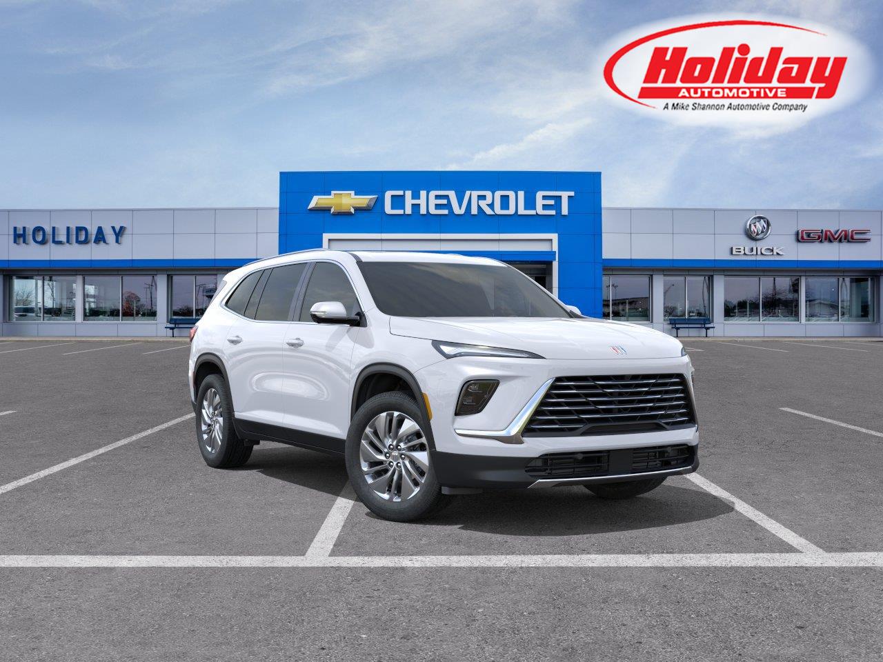 Iridescent White Tricoat 2027 Buick Enclave SUV / Crossover Four-Wheel Drive 8-Speed Automatic