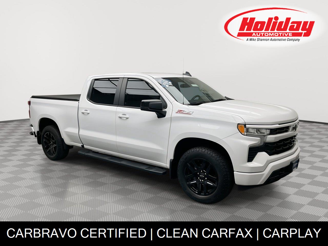 Summit White 2024 Chevrolet Silverado 1500 Pickup Truck Four-Wheel Drive 8-Speed Automatic