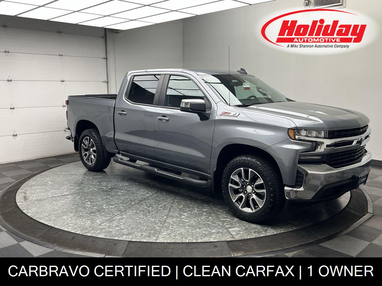 Shadow Gray Metallic 2021 Chevrolet Silverado 1500 Pickup Truck Four-Wheel Drive 8-Speed Automatic
