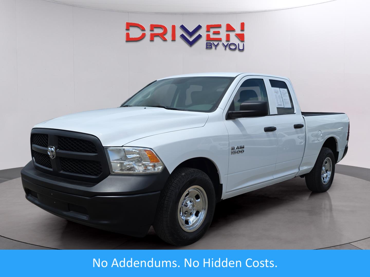 Bright White Clearcoat 2018 RAM 1500 Tradesman Quad Cab RWD Pickup Truck 4X2 8-Speed Automatic