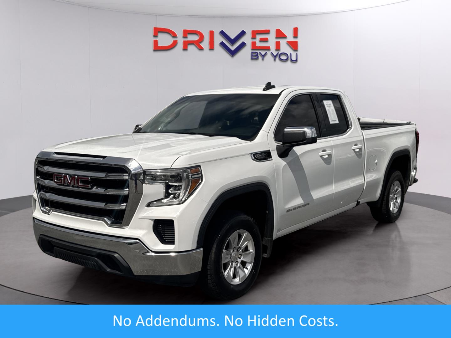 Summit White 2020 GMC Sierra 1500 SLE Double Cab RWD Pickup Truck 4X2 8-Speed Automatic