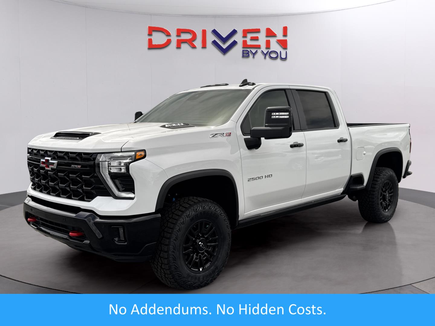 Summit White 2026 Chevrolet Silverado 2500HD ZR2 Crew Cab 4WD Pickup Truck Four-Wheel Drive Automatic