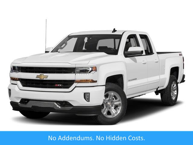 Silver Ice Metallic 2018 Chevrolet Silverado 1500 LT Double Cab RWD Pickup Truck 4X2 6-Speed Automatic