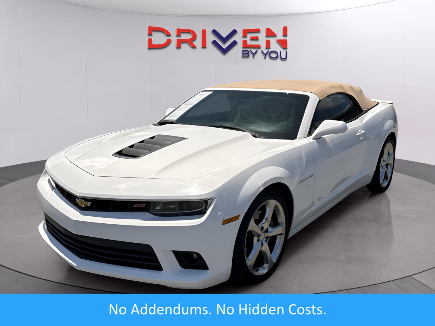 White 2015 Chevrolet Camaro 2SS Convertible RWD Convertible Rear-Wheel Drive