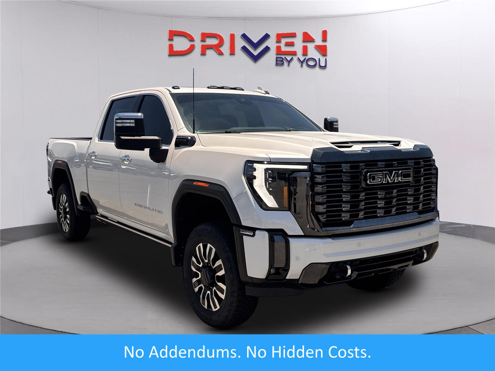 White Frost Tricoat 2024 GMC Sierra 2500HD Pickup Truck Four-Wheel Drive Automatic