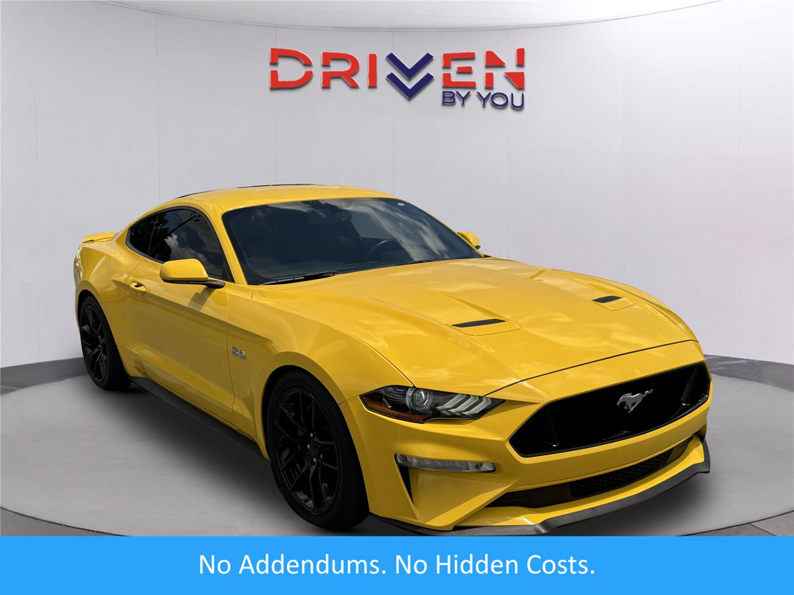 Triple Yellow Tri-Coat 2018 Ford Mustang Coupe Rear-Wheel Drive 6-Speed Manual