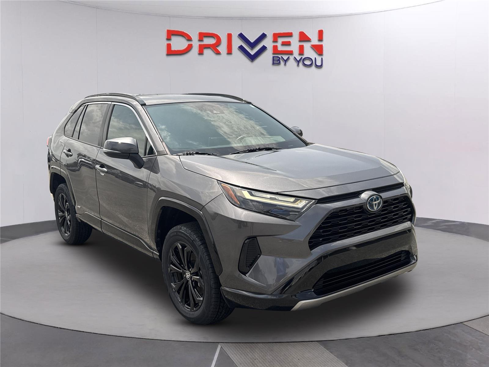 Magnetic Gray Metallic 2022 Toyota RAV4 Hybrid SUV / Crossover All-Wheel Drive Continuously Variable Transmission