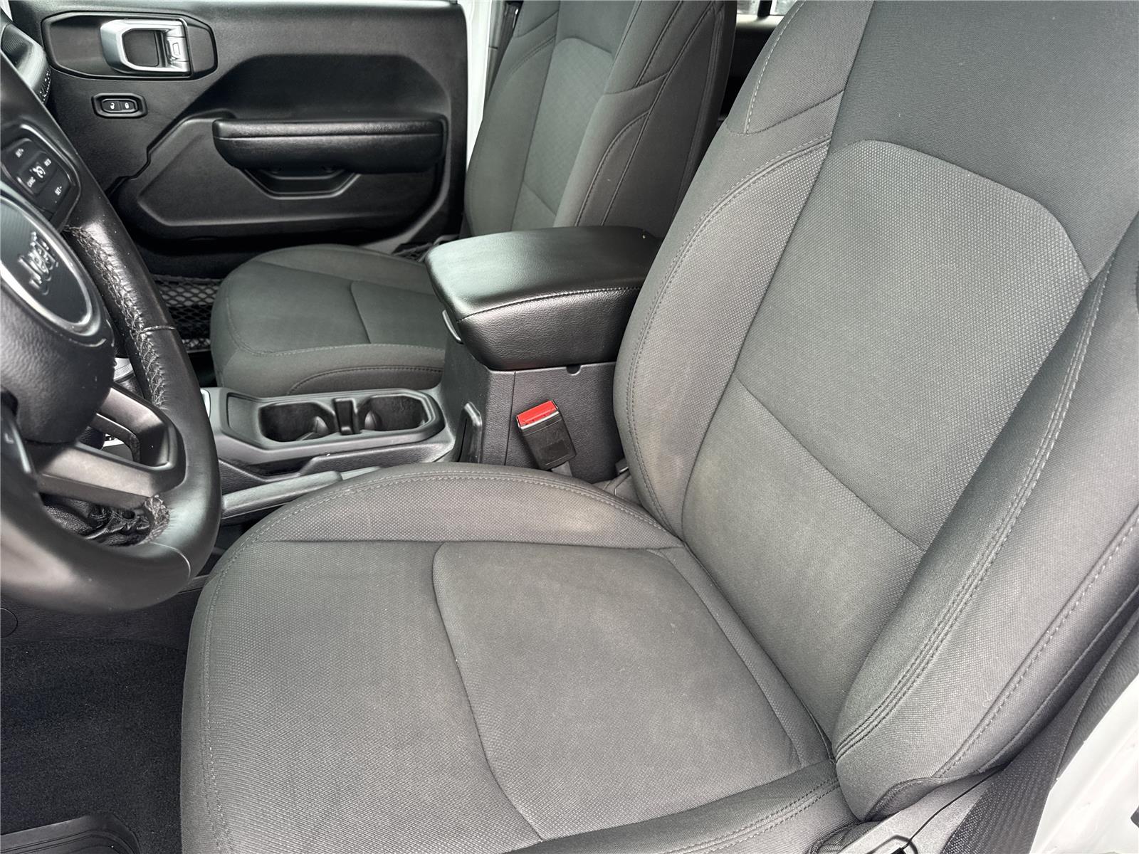 Used 2022 Bright White Clearcoat Jeep Unlimited Sport S image 12