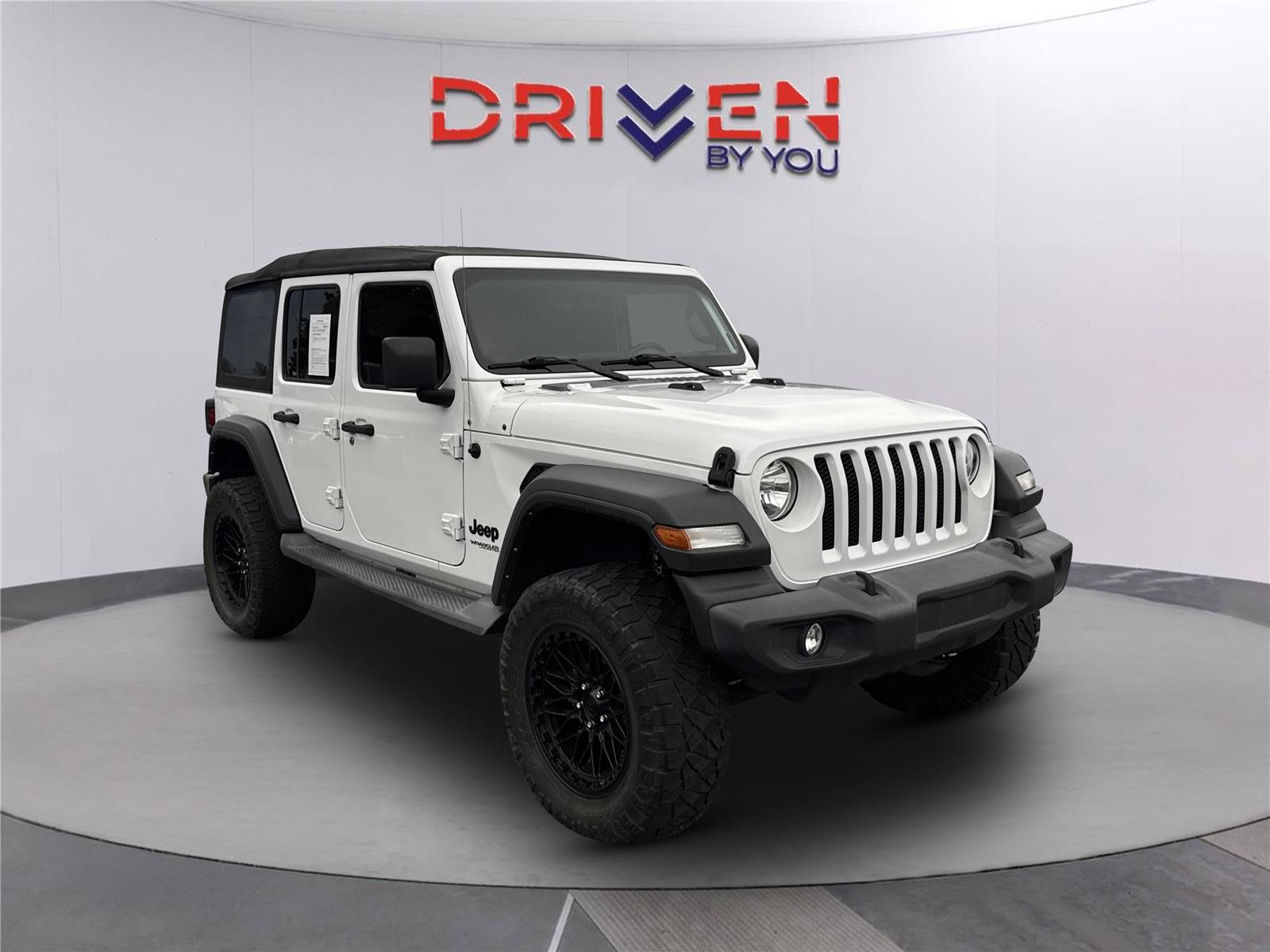 Used 2022 Bright White Clearcoat Jeep Unlimited Sport S image 3