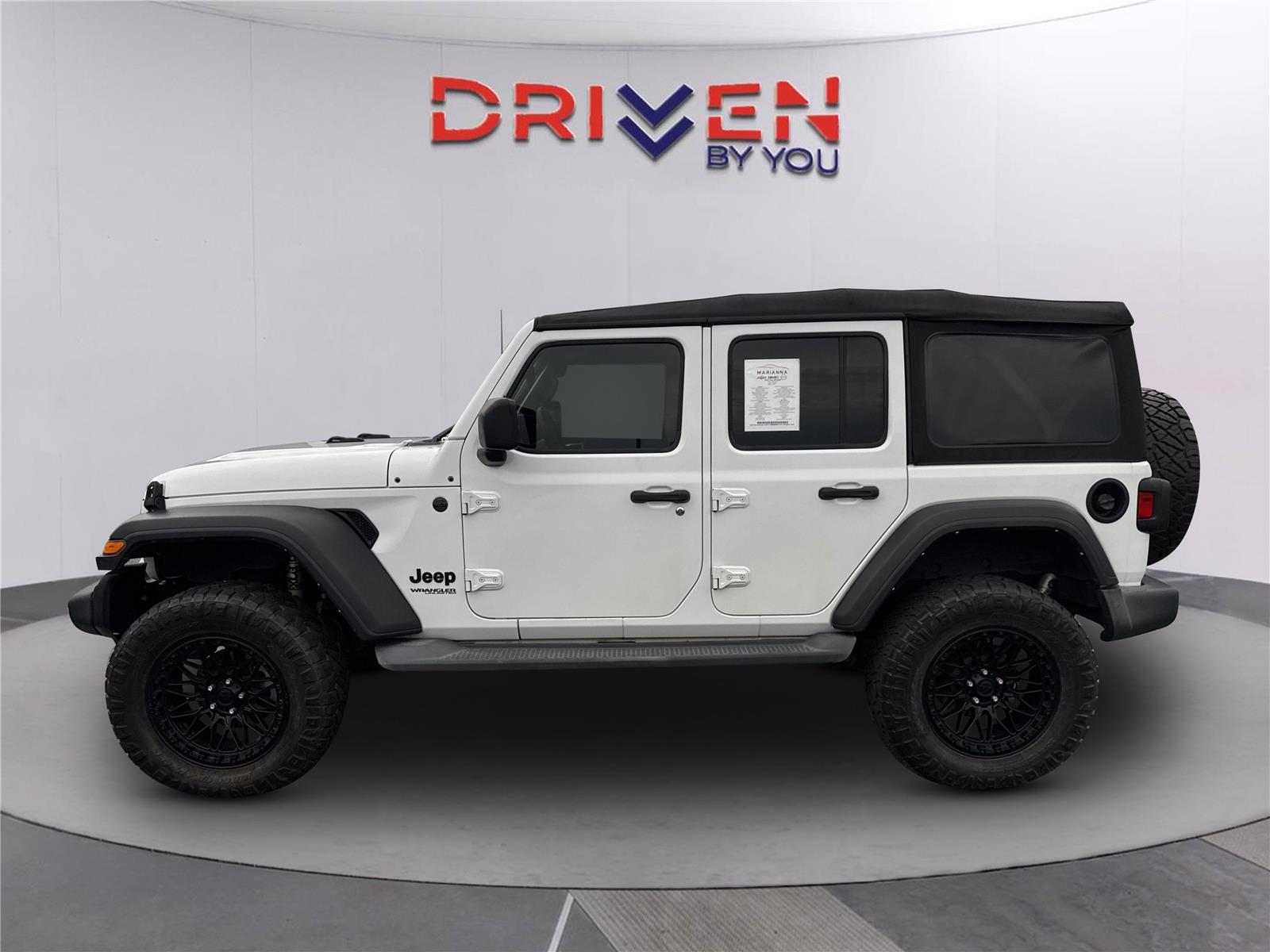 Used 2022 Bright White Clearcoat Jeep Unlimited Sport S image 9