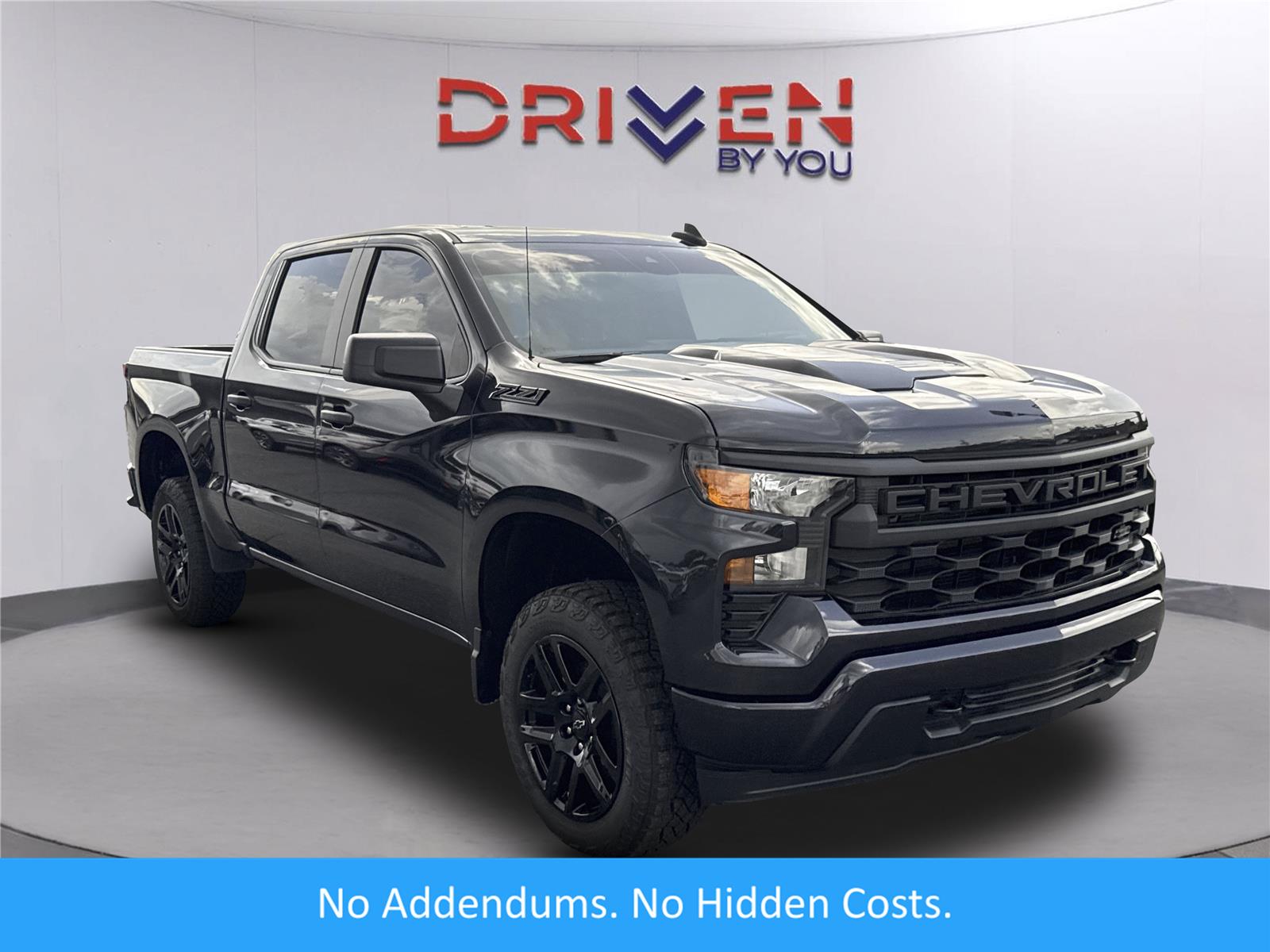 Dark Ash Metallic 2024 Chevrolet Silverado 1500 Pickup Truck Four-Wheel Drive Automatic