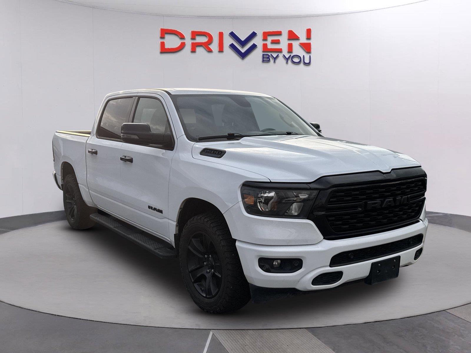 Bright White Clearcoat 2023 RAM 1500 Pickup Truck Four-Wheel Drive 8-Speed Automatic