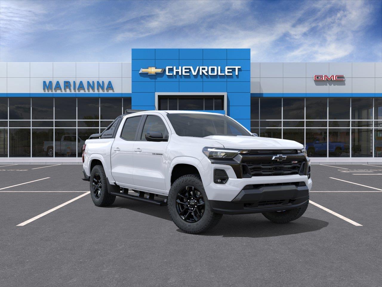 Summit White 2025 Chevrolet Colorado Pickup Truck Four-Wheel Drive 8-Speed Automatic