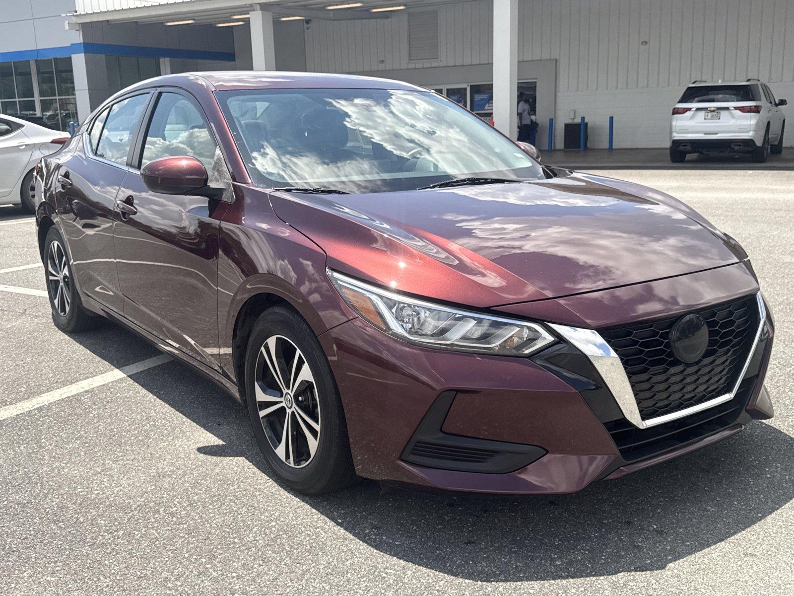 Rosewood Metallic 2022 Nissan Sentra Sedan Front-Wheel Drive Continuously Variable Transmission