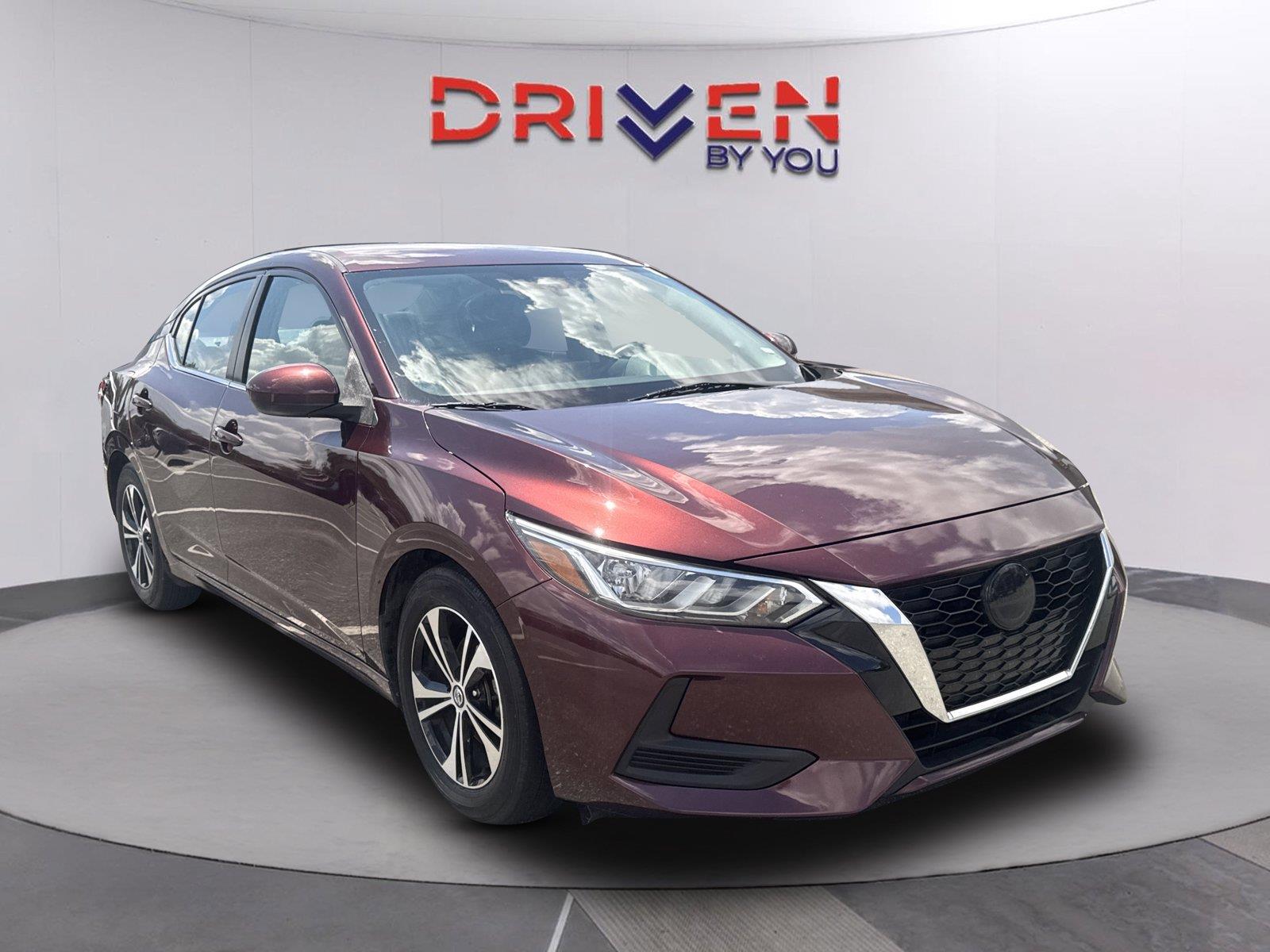 Rosewood Metallic 2022 Nissan Sentra Sedan Front-Wheel Drive Continuously Variable Transmission
