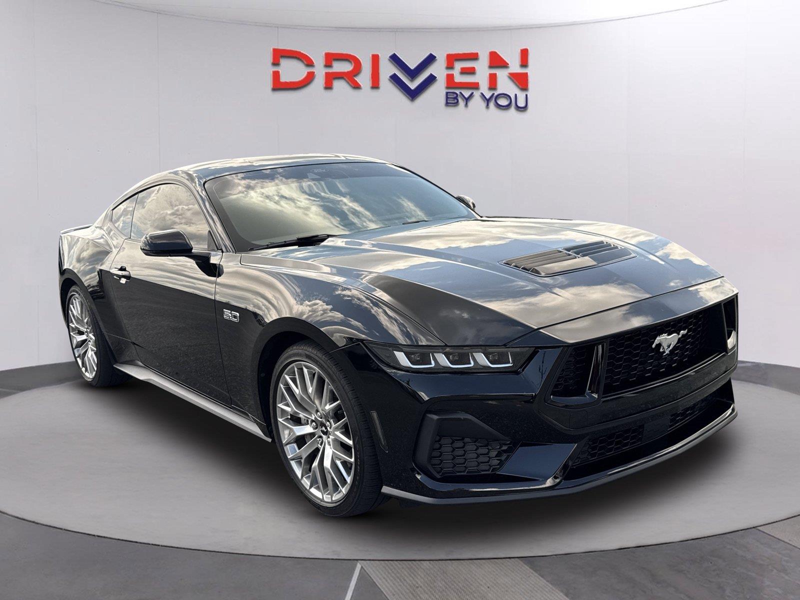 Shadow Black 2024 Ford Mustang Coupe Rear-Wheel Drive Automatic