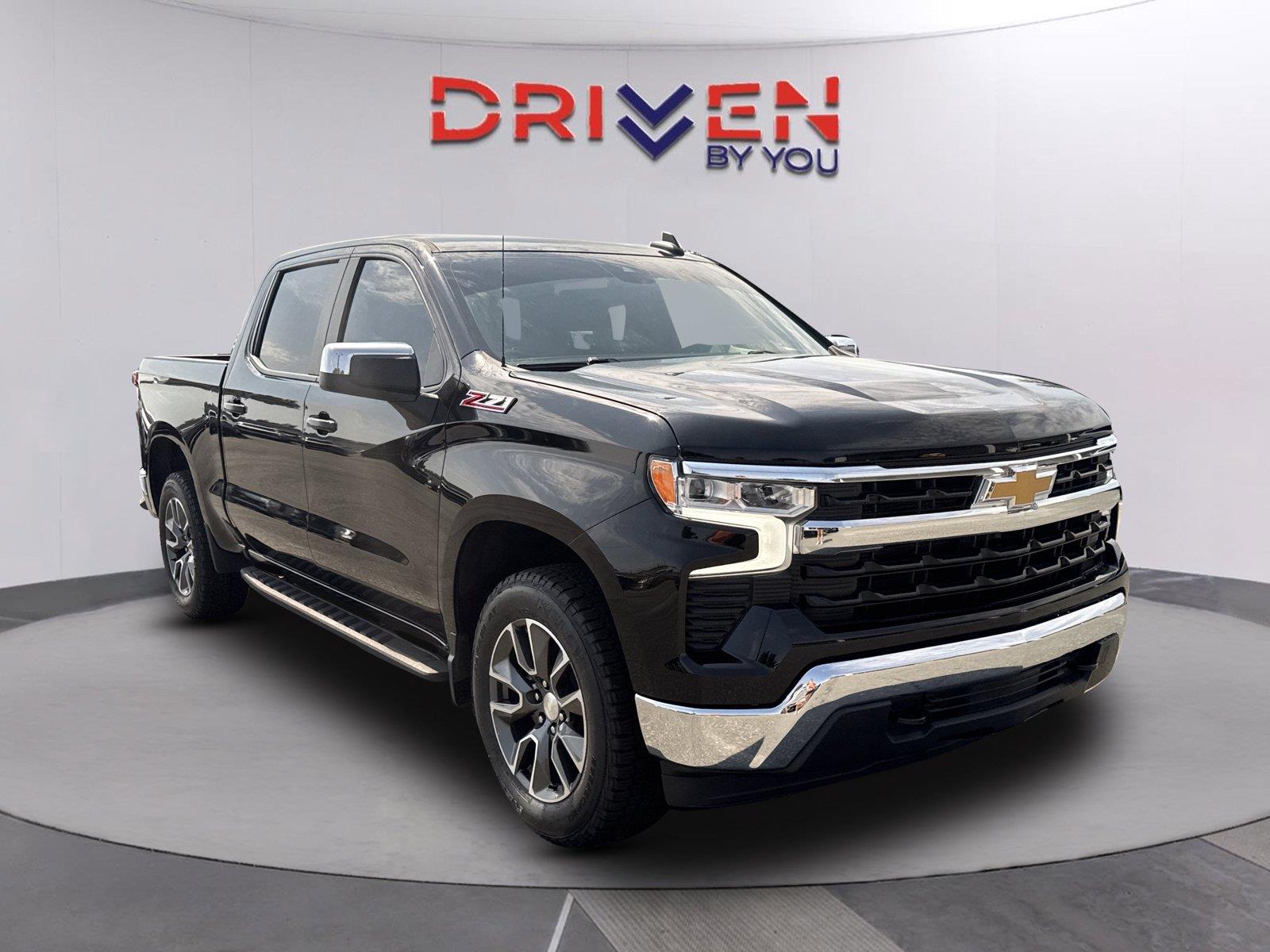 Black 2024 Chevrolet Silverado 1500 Pickup Truck Four-Wheel Drive Automatic