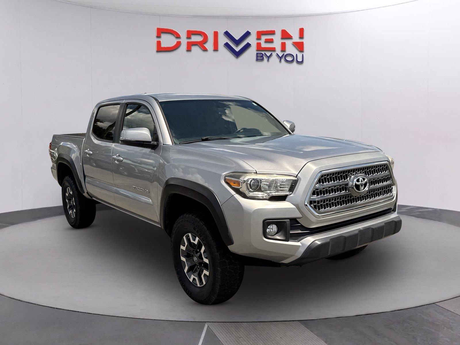 Silver Sky Metallic 2017 Toyota Tacoma Pickup Truck Four-Wheel Drive Automatic