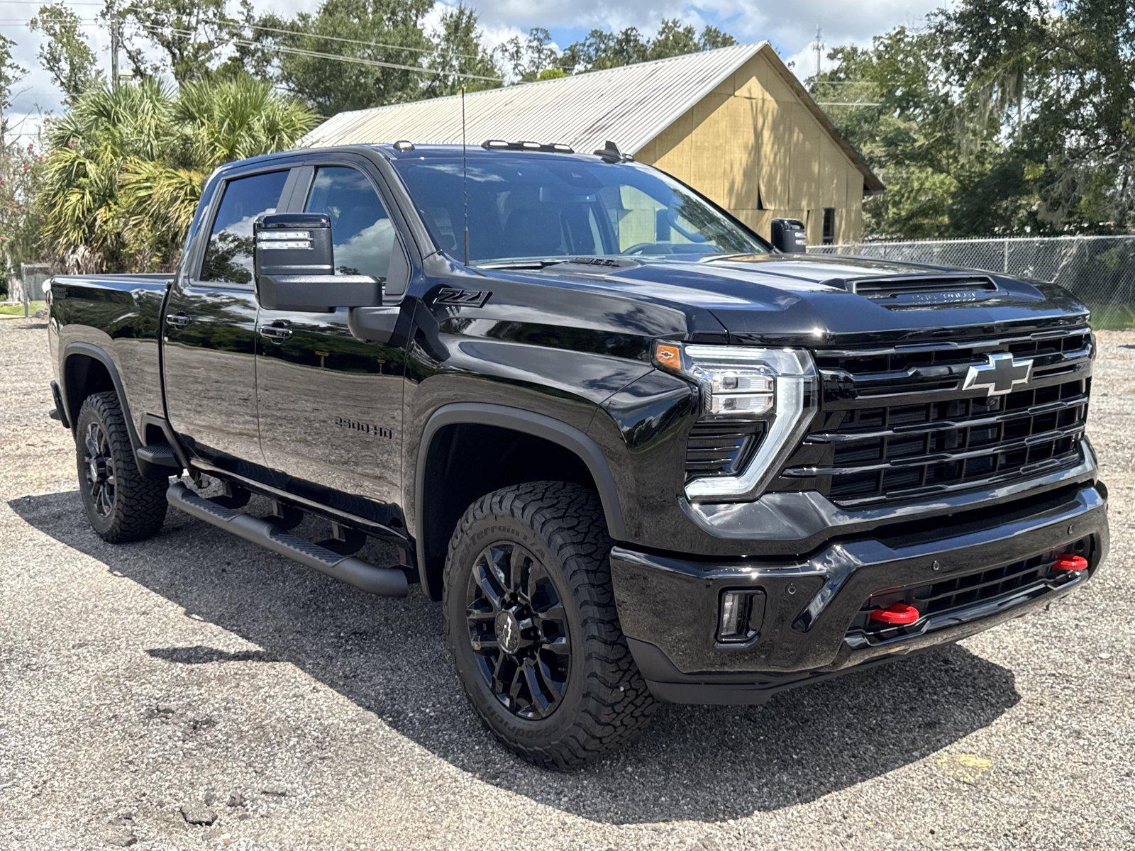 Black 2026 Chevrolet Silverado 2500HD Pickup Truck Four-Wheel Drive Automatic