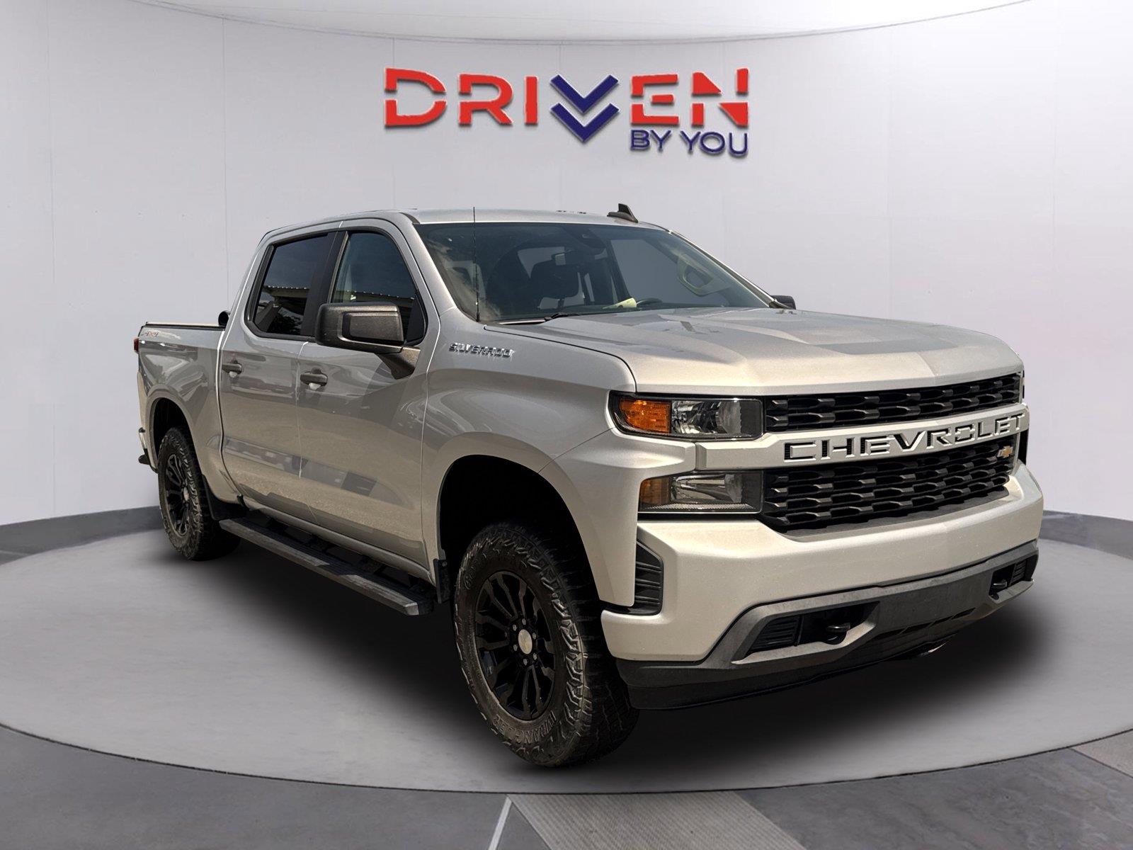 Silver Ice Metallic 2022 Chevrolet Silverado 1500 Pickup Truck Four-Wheel Drive 8-Speed Automatic