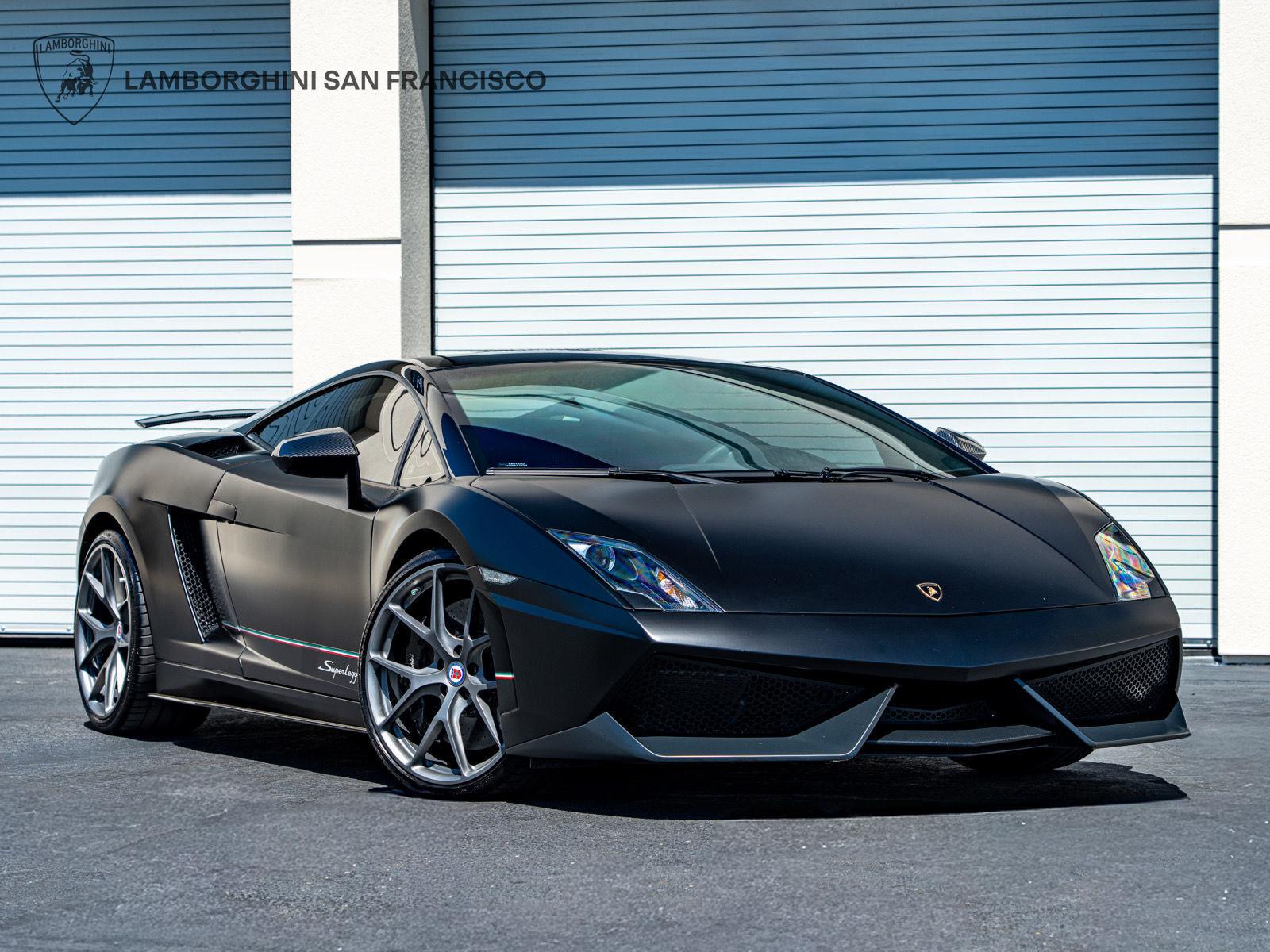 Black 2010 Lamborghini Gallardo Coupe All-Wheel Drive 6-Speed Automatic