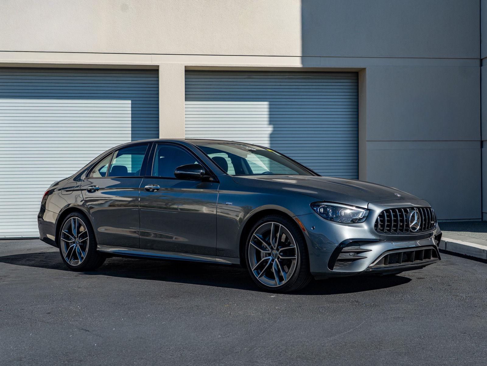 Gray (Selenite Grey Metallic) 2023 Mercedes-Benz E-Class Convertible All-Wheel Drive Automatic