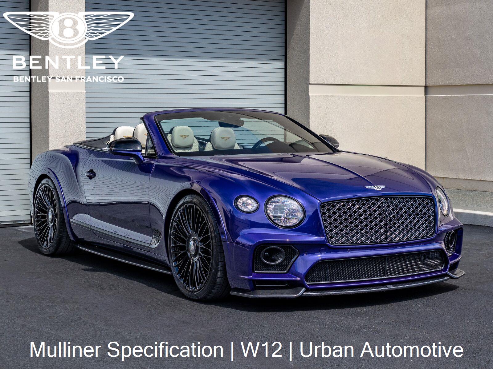 Tanzanite Purple Metallic 2024 Bentley Continental GTC Convertible All-Wheel Drive Automatic